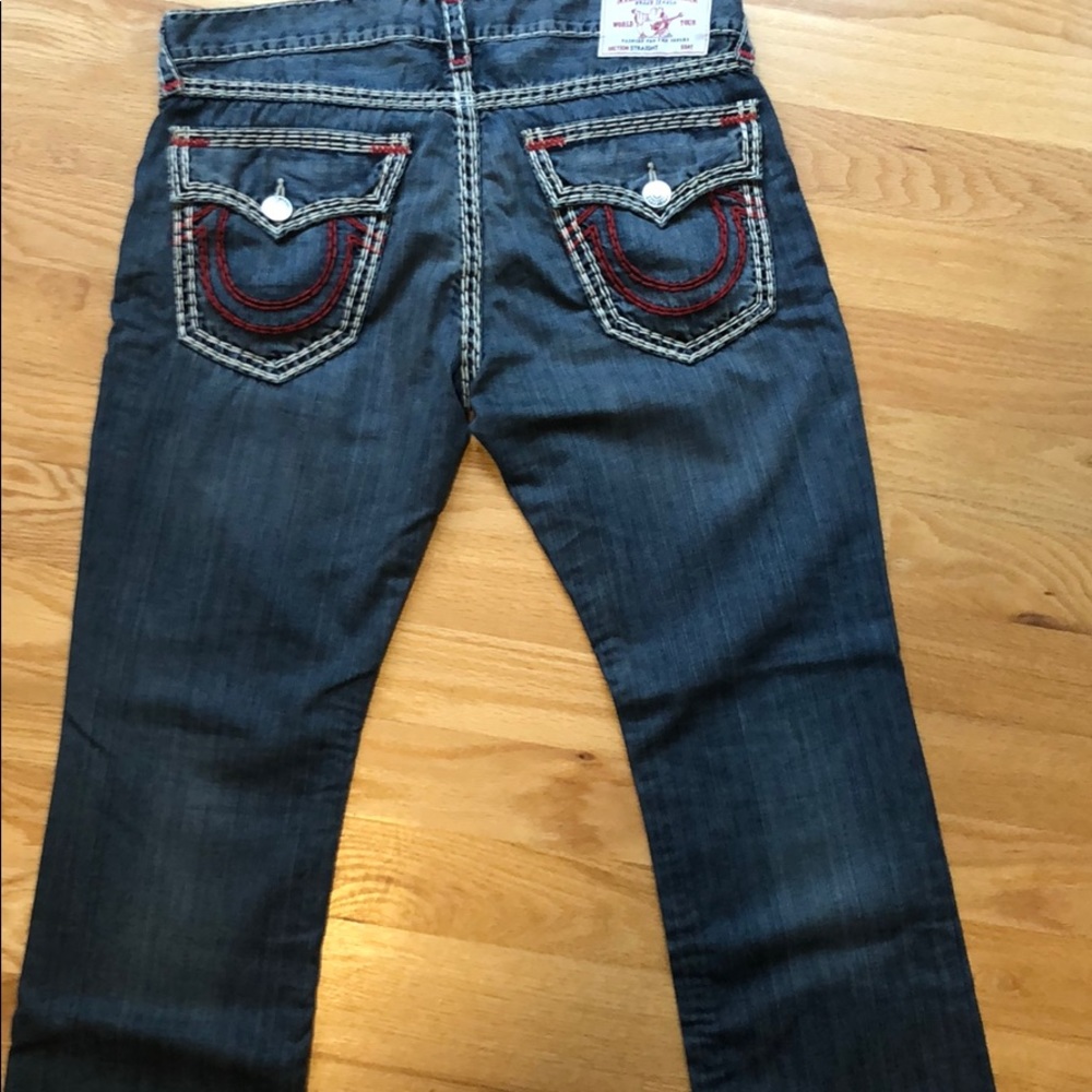 Men’s True Religion Red Stitch 38 Mint Condition!